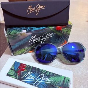 MAUI JIM Made in Japan Taro Sunglasses - Polarized Mirror Lenses